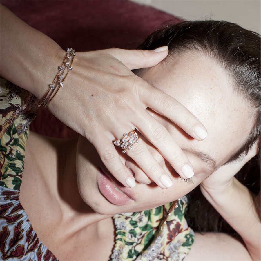 Yellow gold 'Balance' Bracelet BALANCE | BRAAU18G MQ TO PR CT 0,36